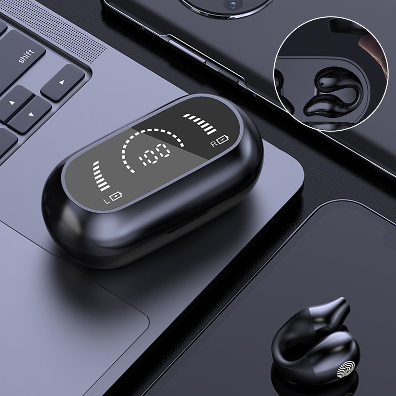 Kabelloses Bluetooth-Headset mit Ohrclips Zweitbild