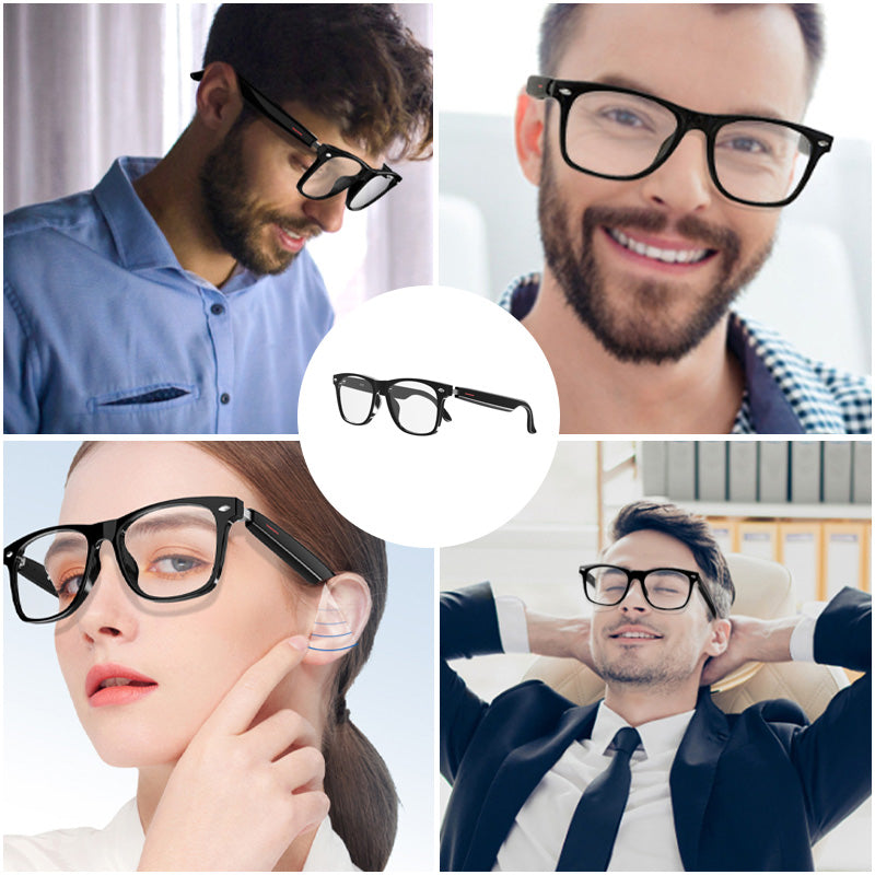 Drahtlose Kopfhörer-Anti-Blaulicht-Brille Zweitbild