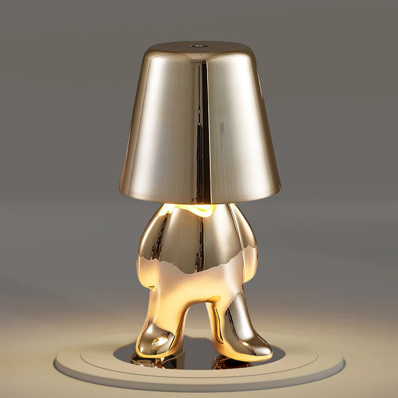 Thinker Little Golden Man Tischlampe