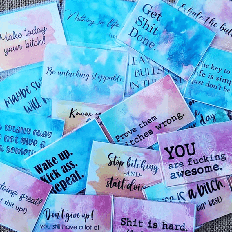 Lustiges Motivationskarten-Geschenk (Set mit 20 Stück) Zweitbild