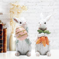 Handgefertigte Osterhasenfiguren