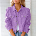 Bunte Jeansjacke