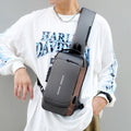USB-Lade-Sport-Sling-Anti-Diebstahl-Umhängetasche