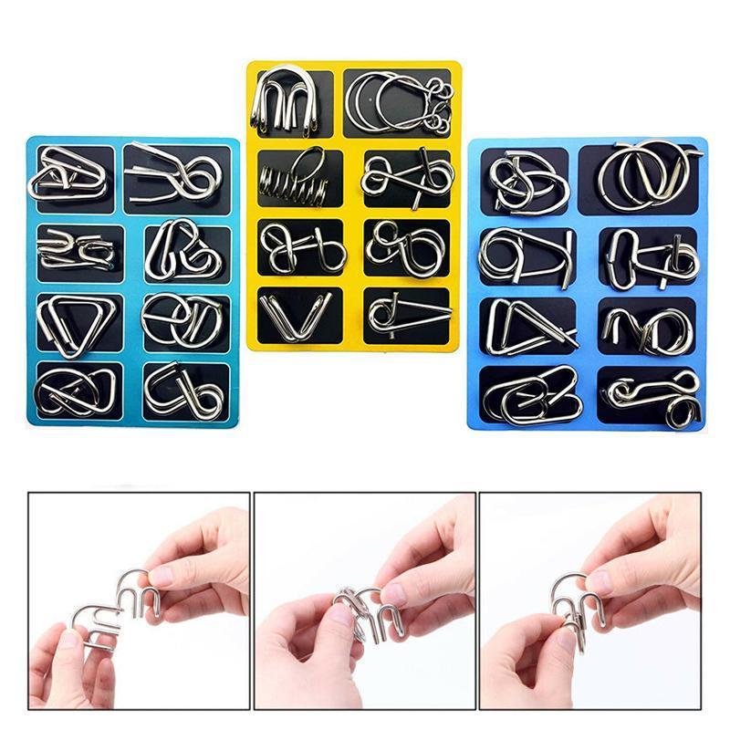 Puzzle-Ring aus Metall