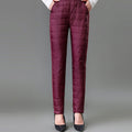 Leichte Daunenhose mit hoher Taille