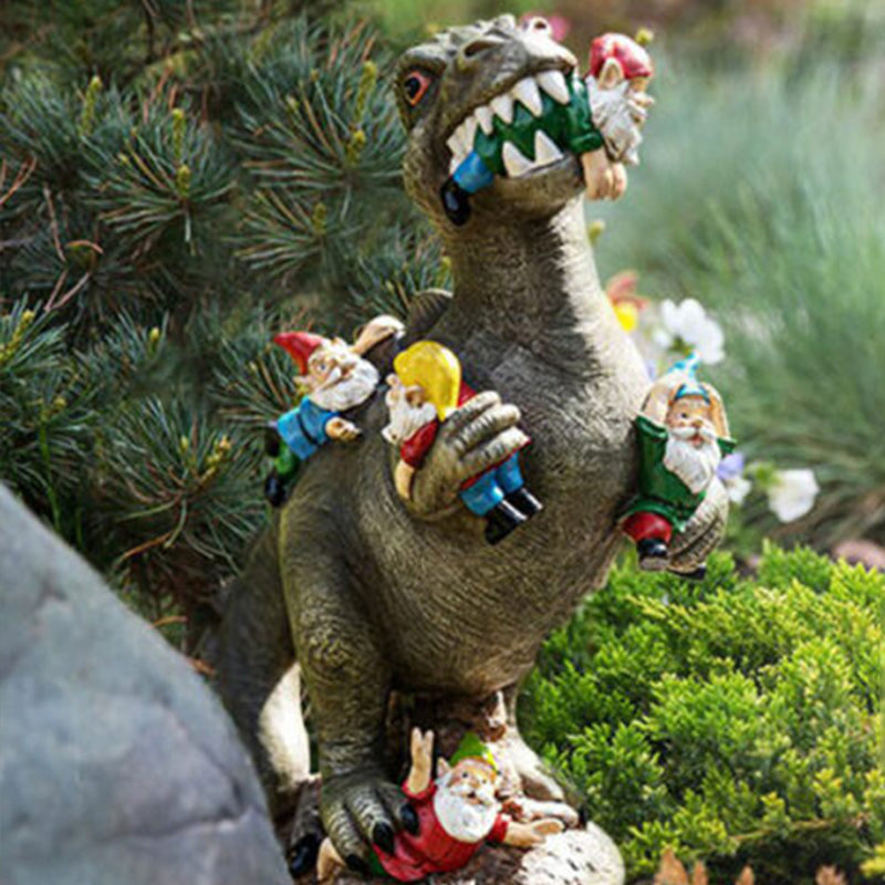 Kleine Dinosaurierstatue