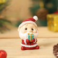 Handgefertigte Tier-Weihnachtsmann-Ornamente