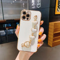 Weiche Armband-Liebes-Herz-Hülle für das iPhone