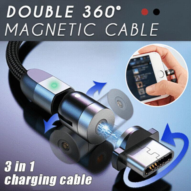 3-IN-1-DESIGN 360°-Magnetkabel Zweitbild