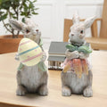 Handgefertigte Osterhasenfiguren