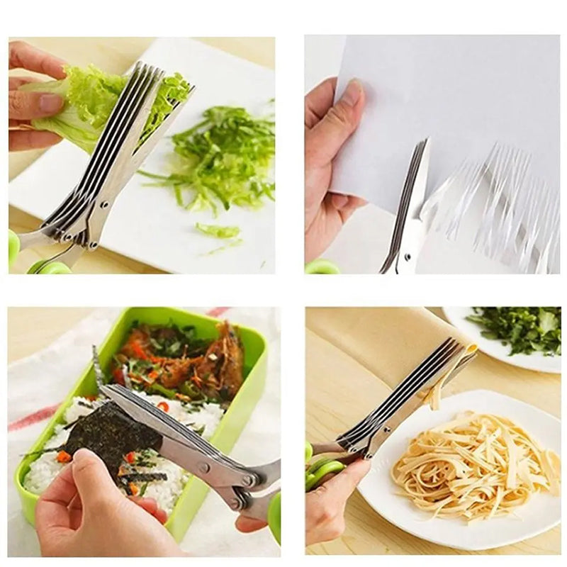 Mehrschichtige Frühlingszwiebelschere Zweitbild