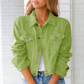 Bunte Jeansjacke