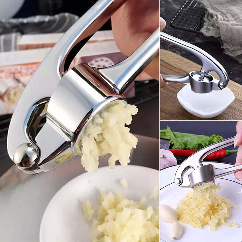 Premium-Knoblauchpresse aus Edelstahl Zweitbild