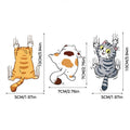 Niedliche Katzen-Cartoon-Aufkleber fürs Auto