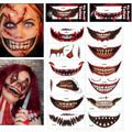 Halloween Streich Makeup Temporäres Tattoo