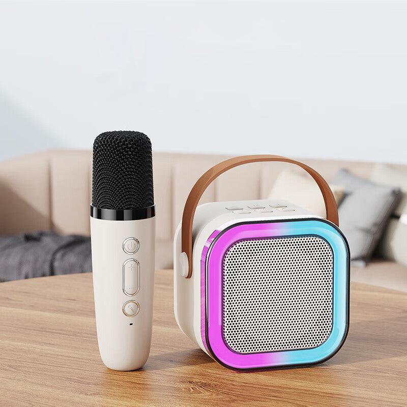 Mini-Karaoke-Maschine mit drahtlosen Mikrofonen Hauptbild