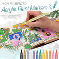 Hochpigmentierte Acrylfarbmarker