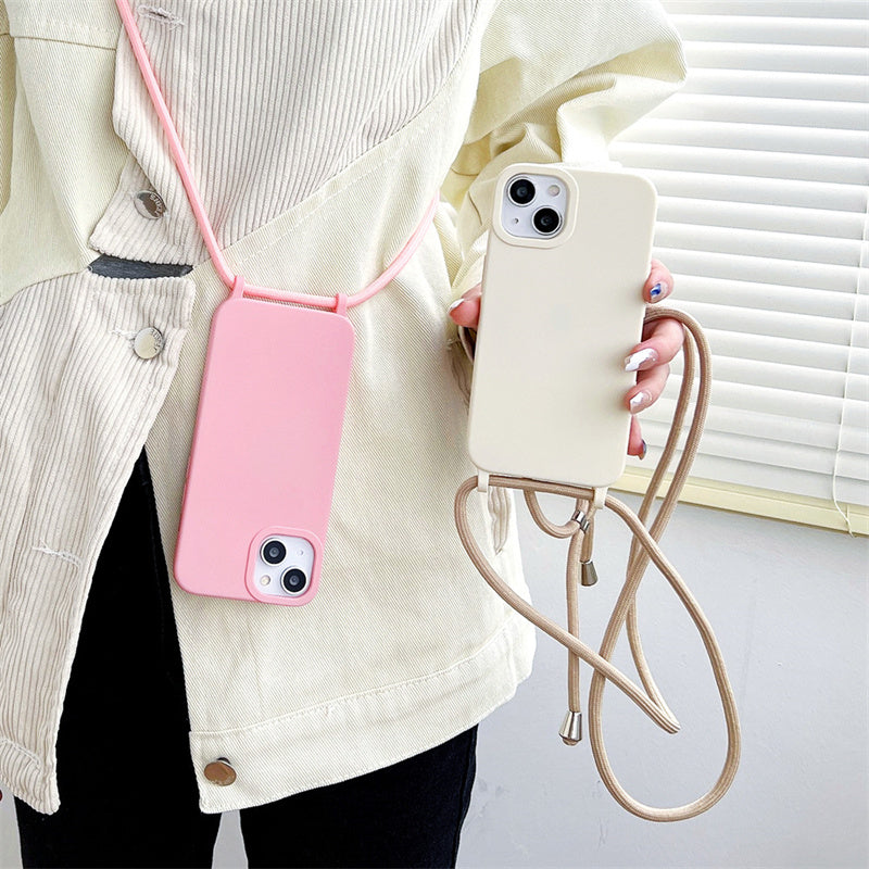 Solide Silikon-Lanyard-Hülle für das iPhone