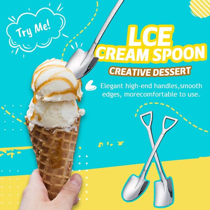 Kreativer Spatenlöffel aus Edelstahl 304 für Desserteis Zweitbild