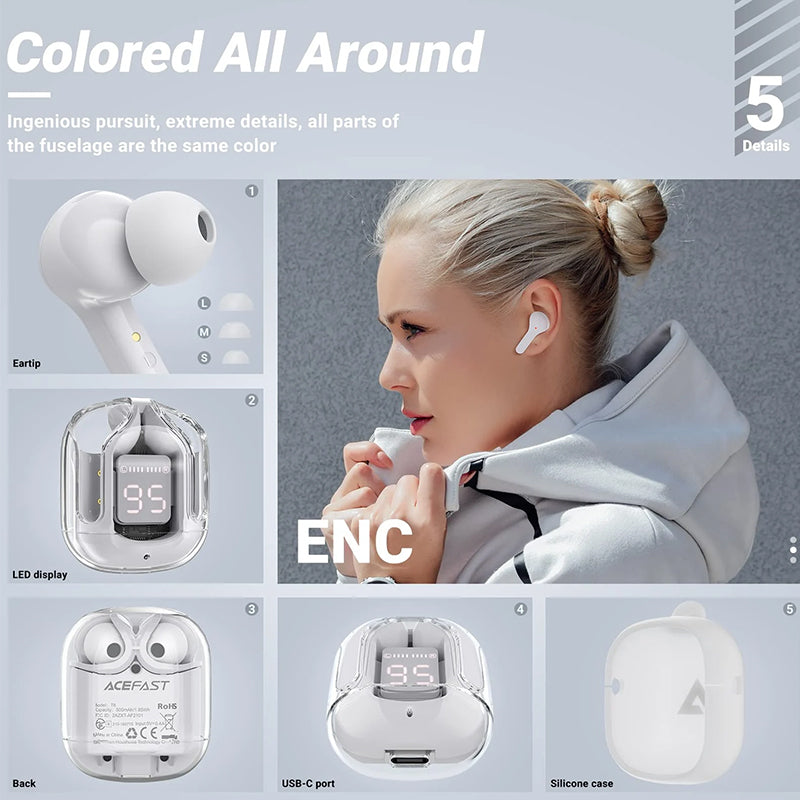 Bluetooth-Kopfhörer mit ENC Noise Cancelling Hauptbild