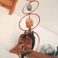 Rohkristall 7 Chakra Edelstein Wanddekoration