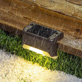 LED-Solar-Außenhoflampe (4 Stück)