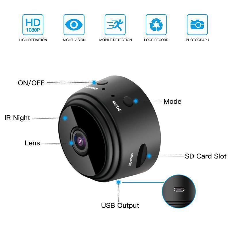 1080p magnetische WLAN-Minikamera Zweitbild
