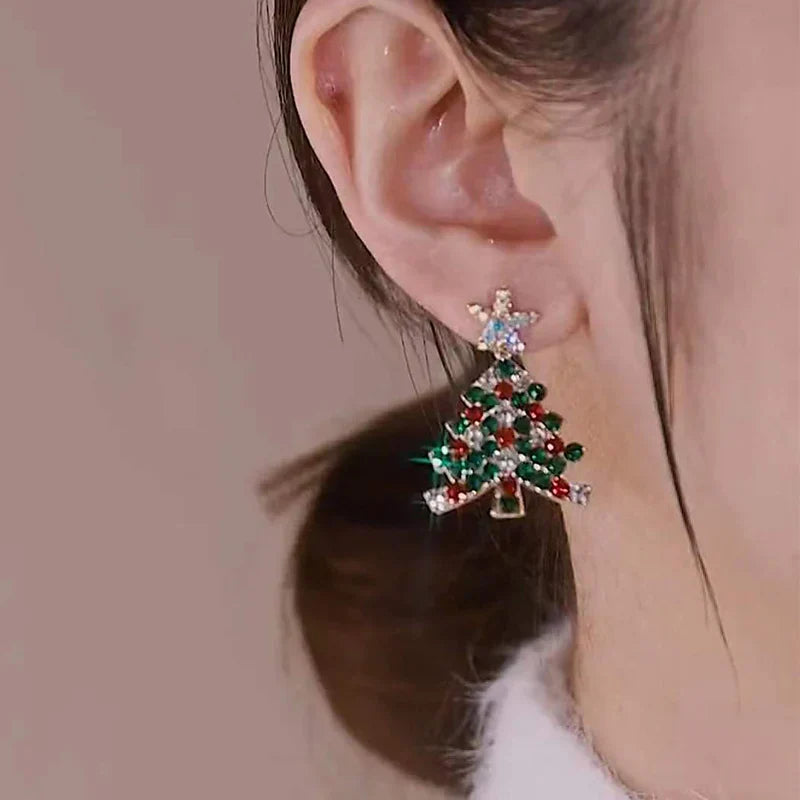 Weihnachtsbaum Ohrstecker Zweitbild