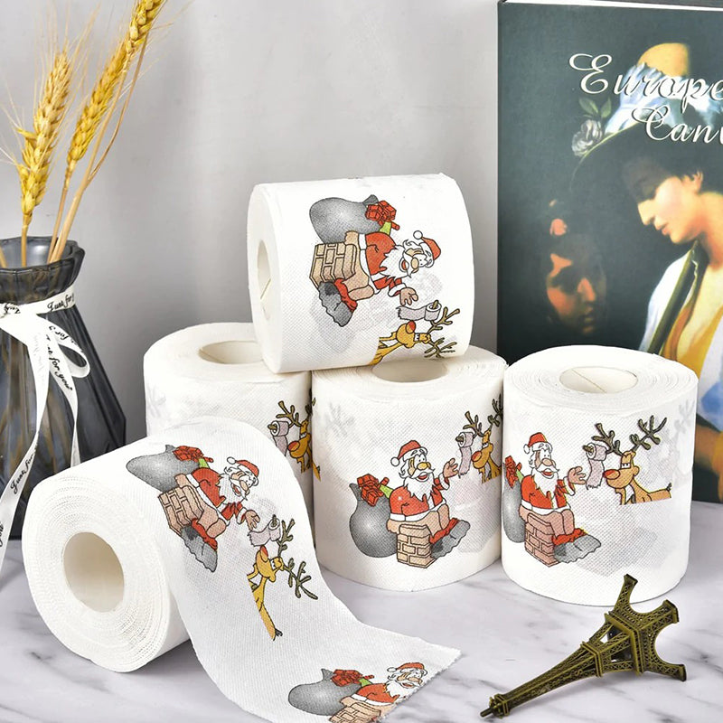 Lustiges Weihnachts-Toilettenpapier Zweitbild