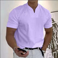 Kurzärmliges Sport-T-Shirt mit V-Ausschnitt