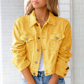 Bunte Jeansjacke