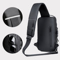 USB-Lade-Sport-Sling-Anti-Diebstahl-Umhängetasche