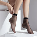 Damensocken aus transparenter Kristallseide