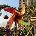 Wasserdichte Solar-Garten-Windmühlenleuchte