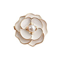 Eleganter Perlen-Blumenclip für Damen