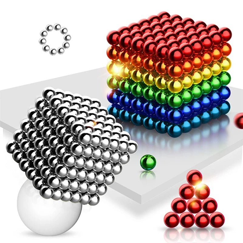 Mehrfarbige Magnetkugeln Hauptbild