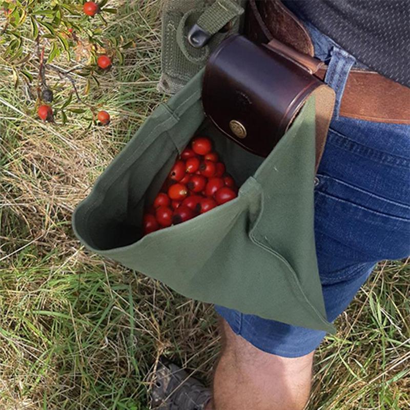 Bushcraft-Tasche aus Leder und Canvas Zweitbild