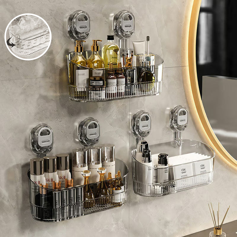 Badezimmer-Aufbewahrungsbox mit Saugnapf ohne Bohren Hauptbild