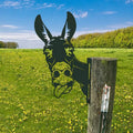 Außenbereich-Garten-Bauernhof-Peeping-Ziege aus Metall, Innendekoration