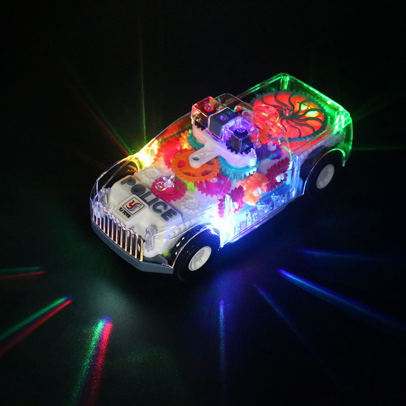 Transparentes Elektroauto-Spielzeug Zweitbild