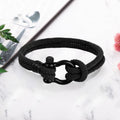 Nautisches geflochtenes Seilarmband (Geschenkkarte im Lieferumfang enthalten)