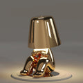 Thinker Little Golden Man Tischlampe