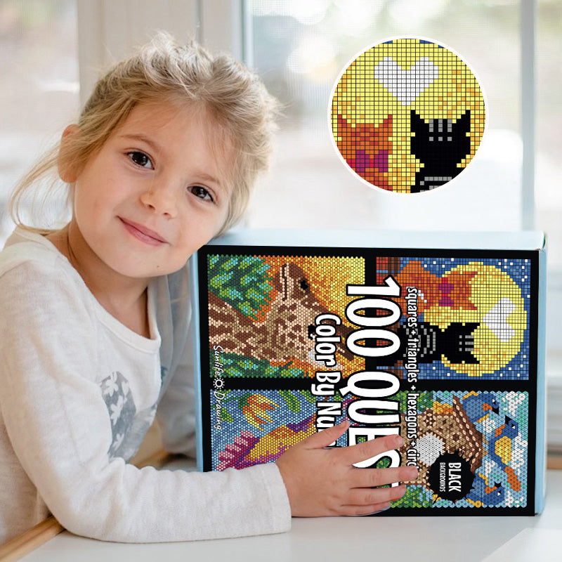 100 QUEST Malen nach Zahlen Buch Zweitbild