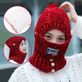 Strickmütze mit Ohrenschützern