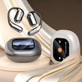 Drahtlose Bluetooth-Ohrhörer mit offenem Ohr und LCD-Display