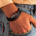 Zweireihiges Armband "Ich werde immer bei dir sein"