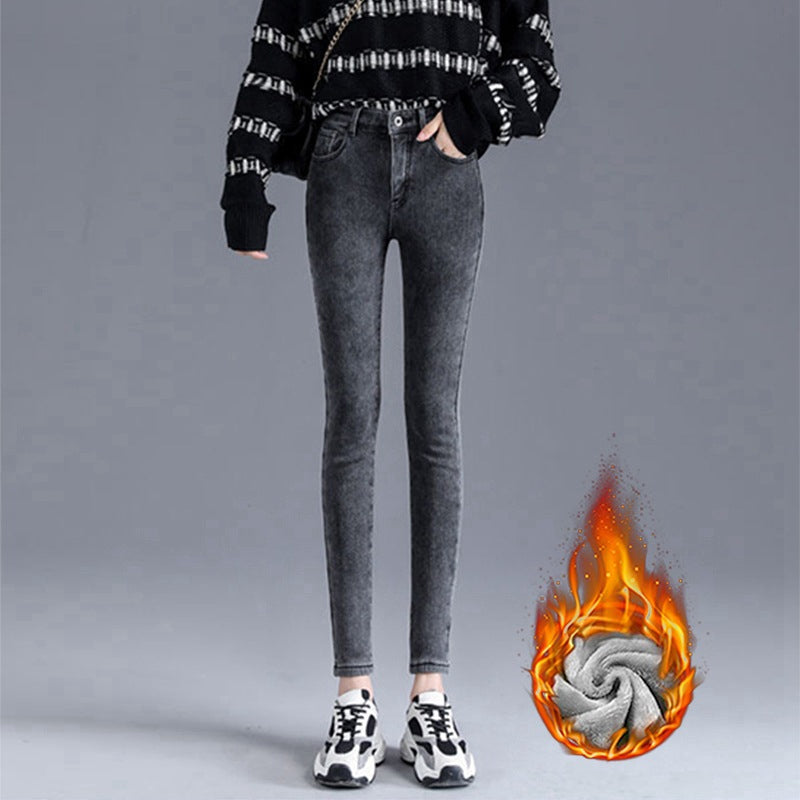 Fleecegefütterte Thermojeans für Damen