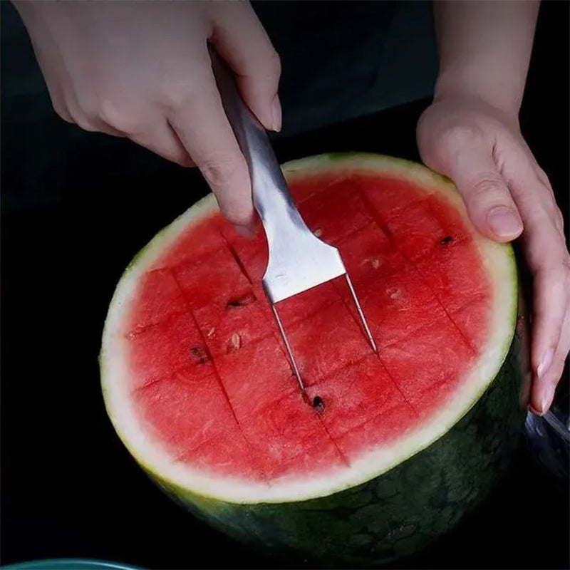2-in-1-Wassermelonen-Gabelschneider Hauptbild