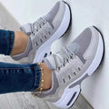 Damen-Schnürschuhe aus Netz