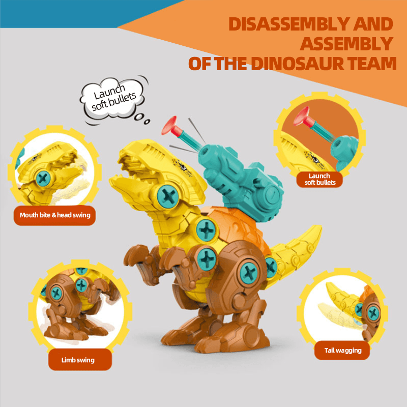 DIY-Dinosaurier-Spielzeug-Baukasten